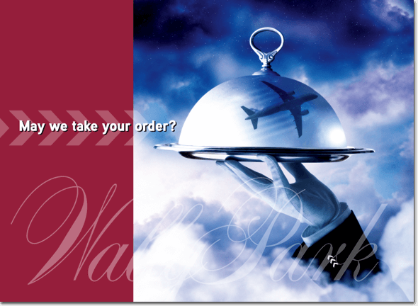 WallyPark & Skymeals Direct Mail Cover