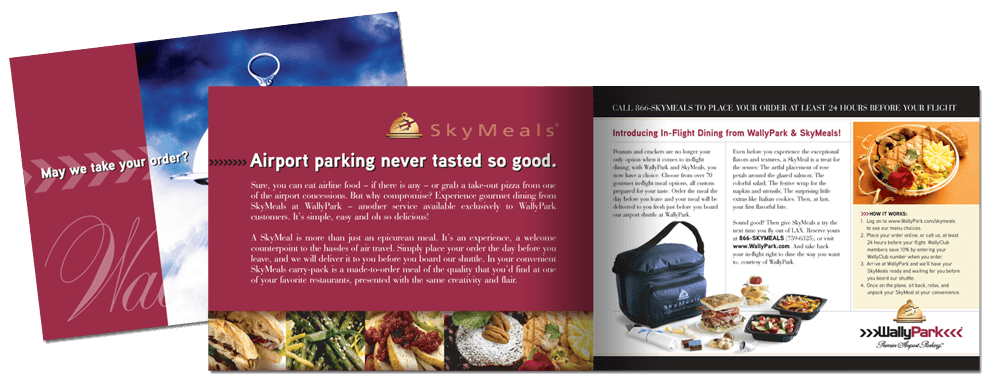 WallyPark & Skymeals Direct Mail